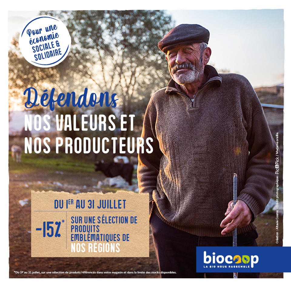En juillet, le local au plus près des producteurs ! En juillet, le local au plus près des producteurs !