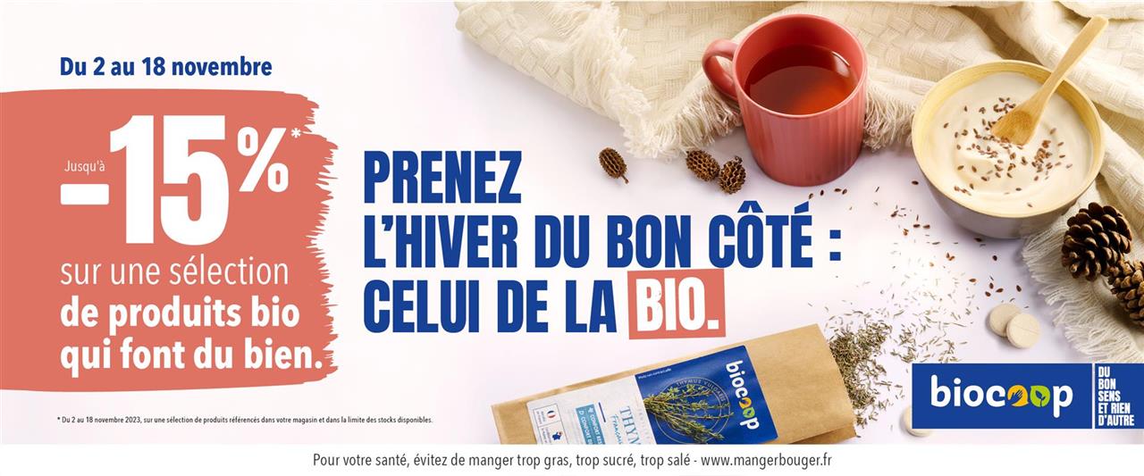 CAM Novembre 2023 - Prenez l'hiver du bon côté : celui de la bio